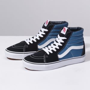 Vans Erkek Spor Ayakkabı Sk8-Hi Lacivert/Beyaz | 57737-494